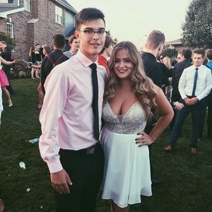 jovani white dress size 6